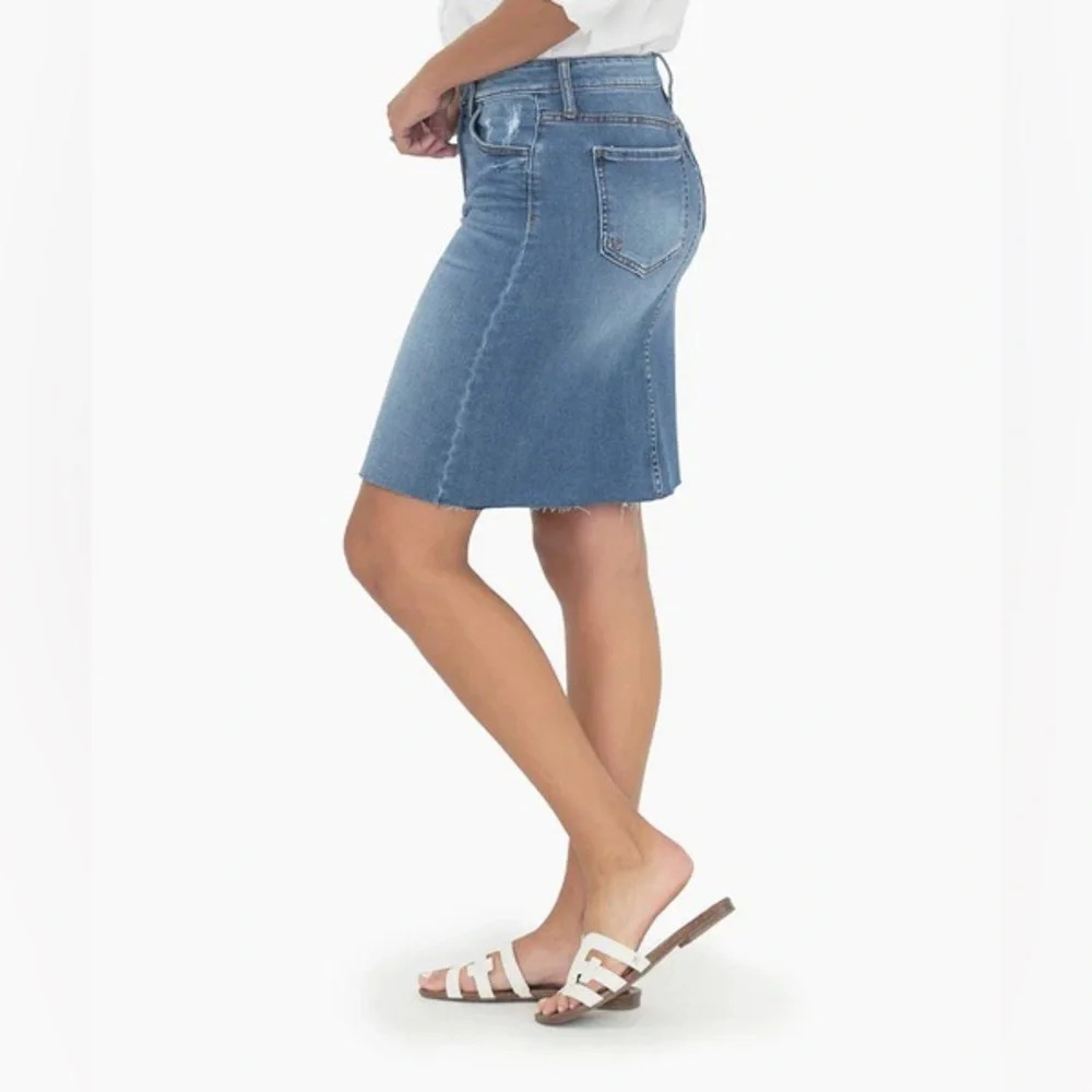 Kut From The Kloth Melinda Skirt (Explorative Wash) View 3